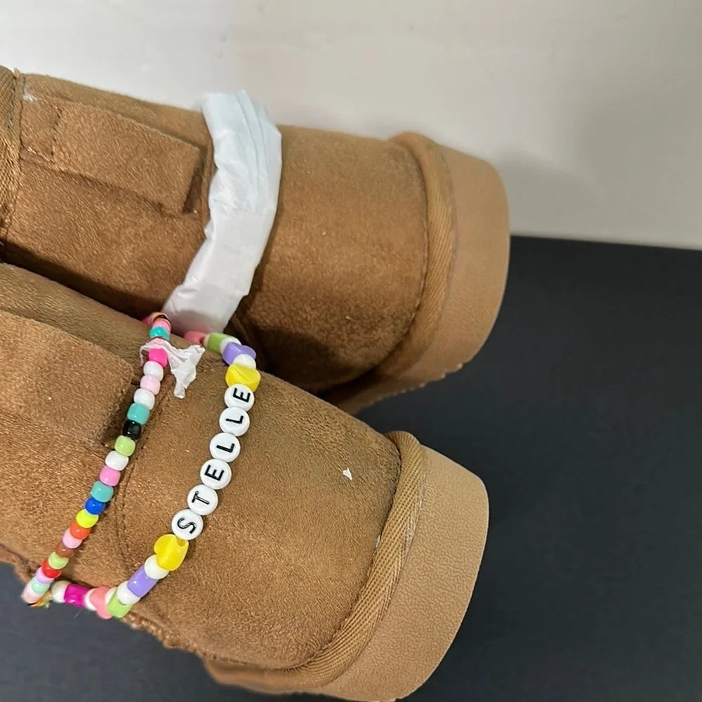 Stelle Boots with Suede Material and Plush Lining